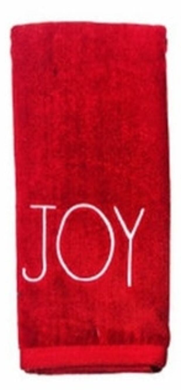 (2) Merry Christmas Hand Towel (Joy)
